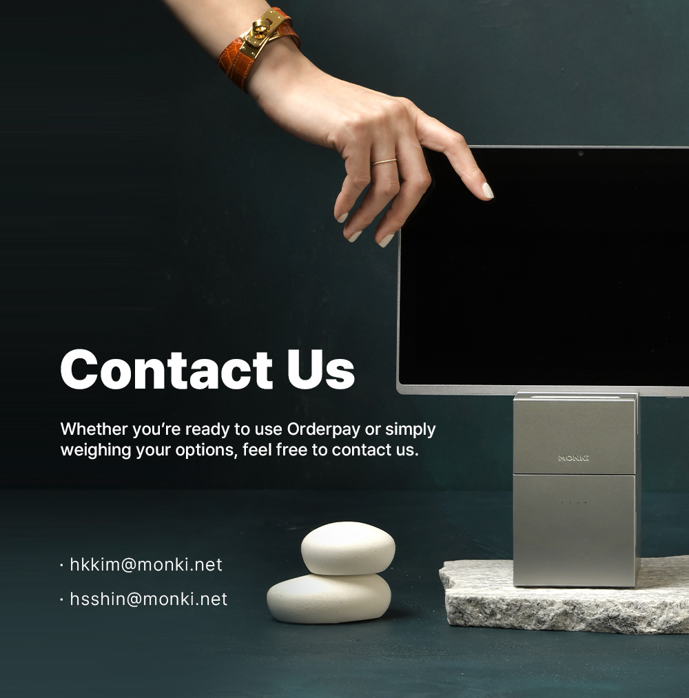 Contact us section image for ORDERPAY